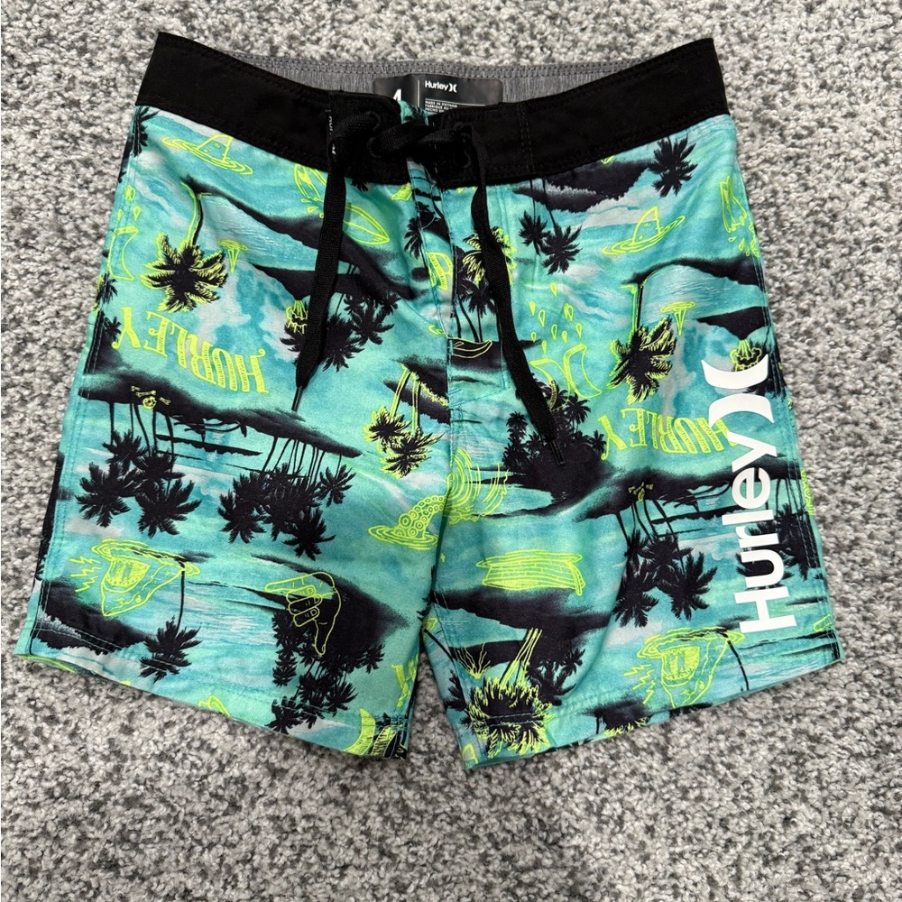 Hurley Tropical Print Swim Shorts size 4